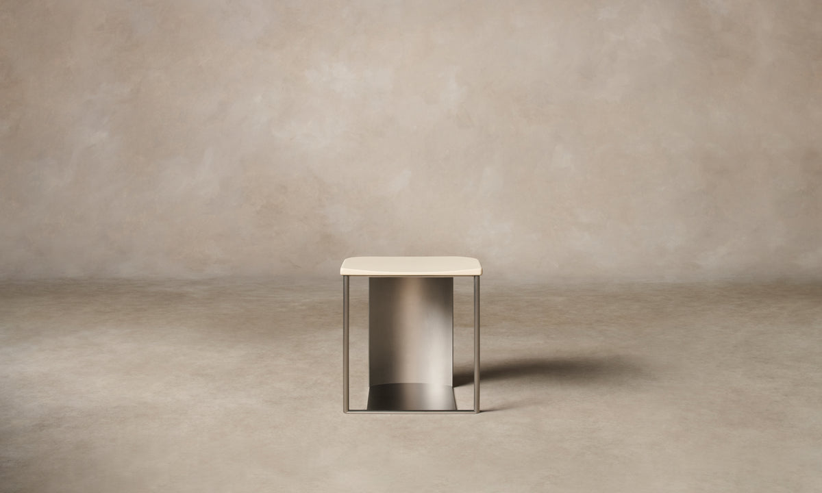 The Calder Stool - Ardennes Leather Heron