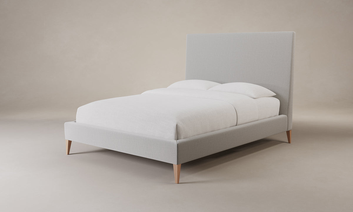 The Essex Bed - Performance Linen Weave Beige