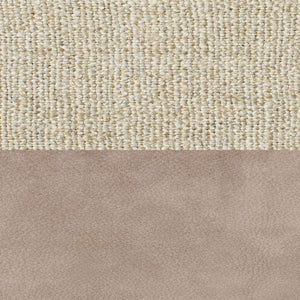 Heritage Belgian Linen Husk with Nubuck Leather Fawn