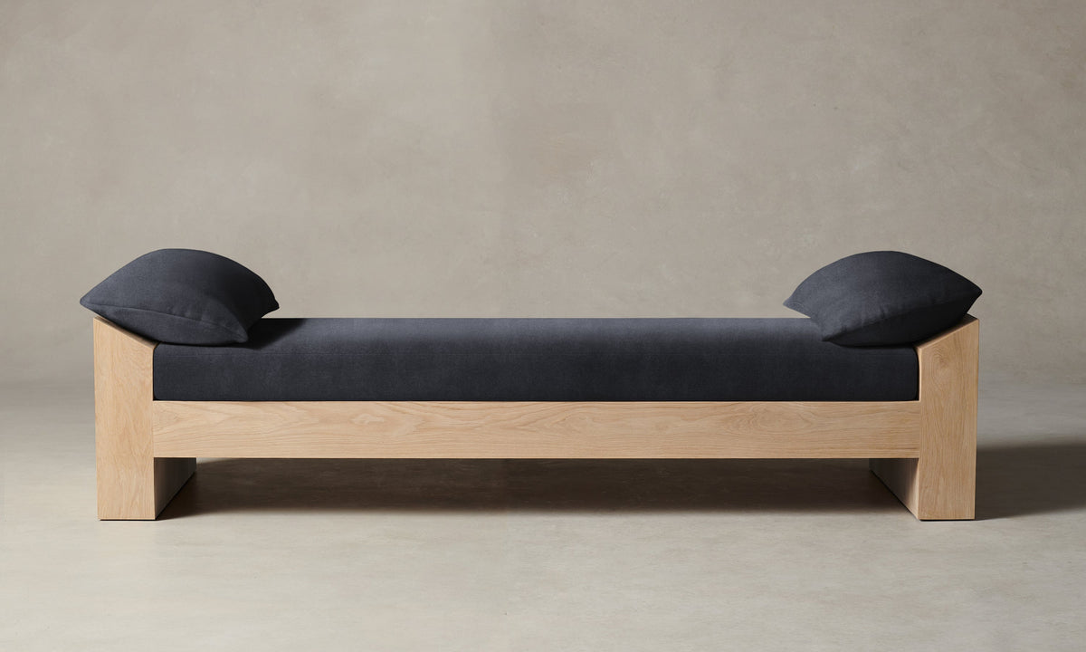 The Montauk Daybed - Marled Alpaca Velvet Nightfall