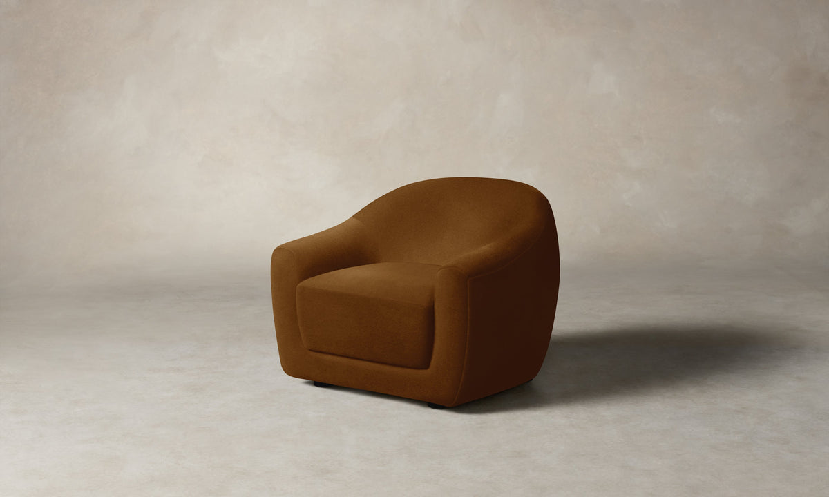 The Oliver Chair - Mohair Brown Sugar