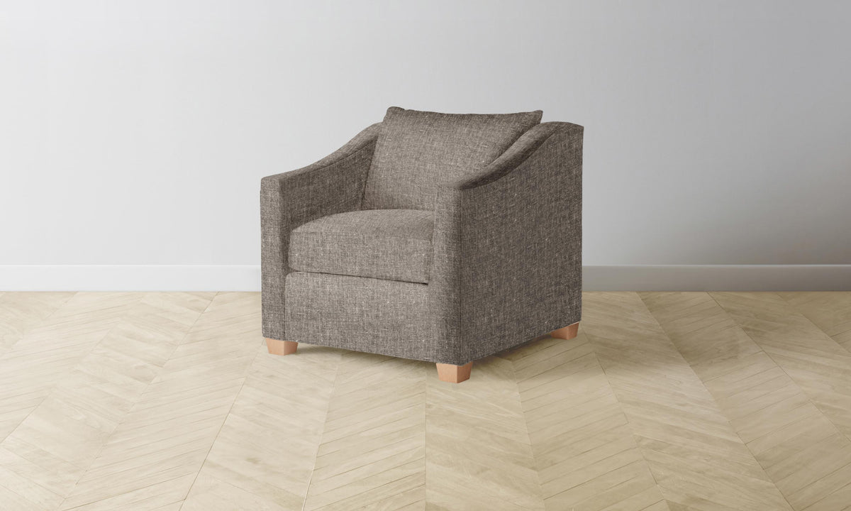 The Sullivan Chair - Heritage Belgian Linen Carob