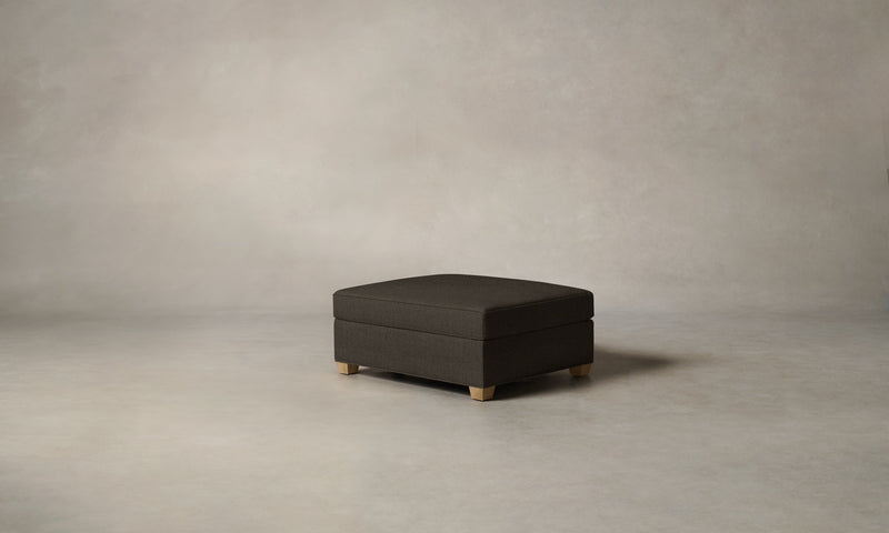 The Sullivan Ottoman - Performance Textural Weave Root