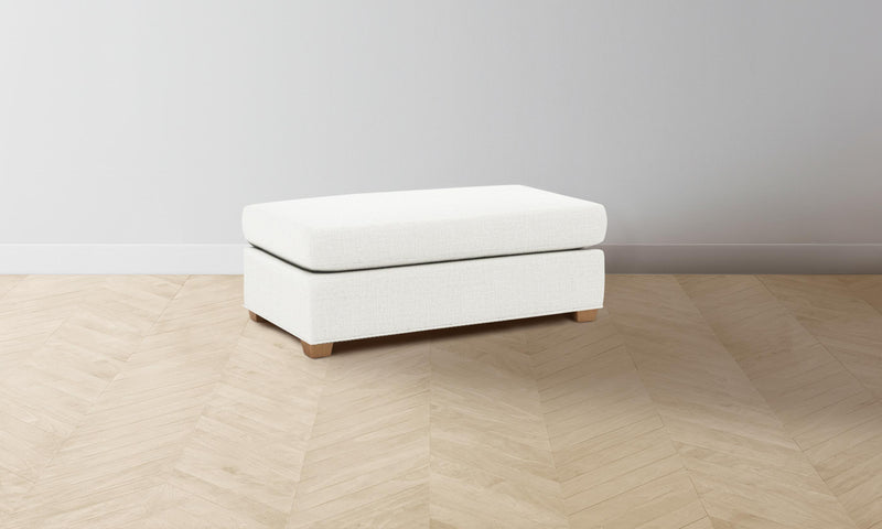 The Sullivan Ottoman - Performance Woven Chenille Lace