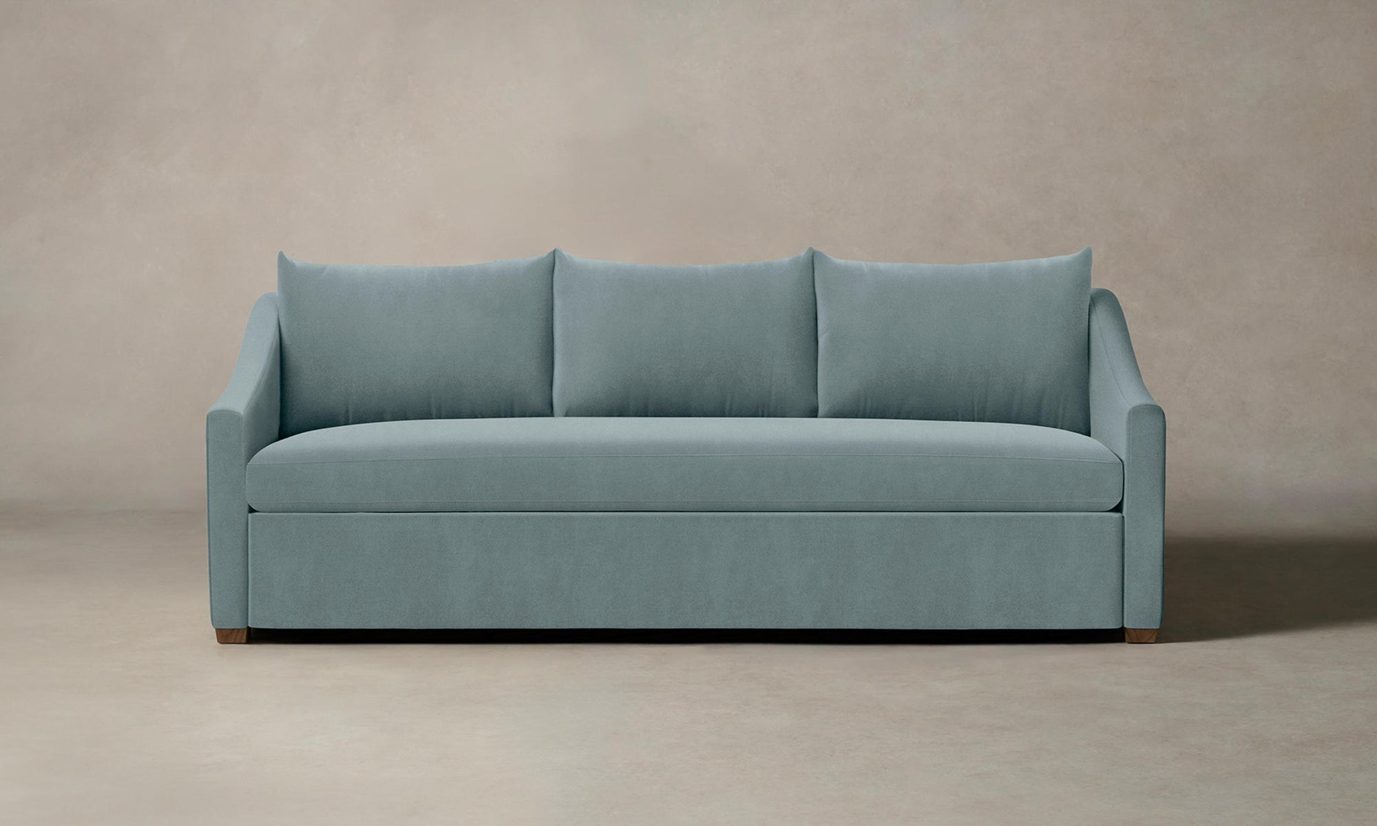 The Sullivan Sleeper Sofa - Performance Velvet Sky