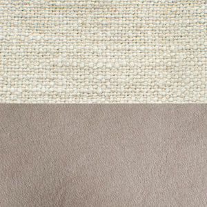 Heritage Belgian Linen Alder with Nubuck Leather Fawn